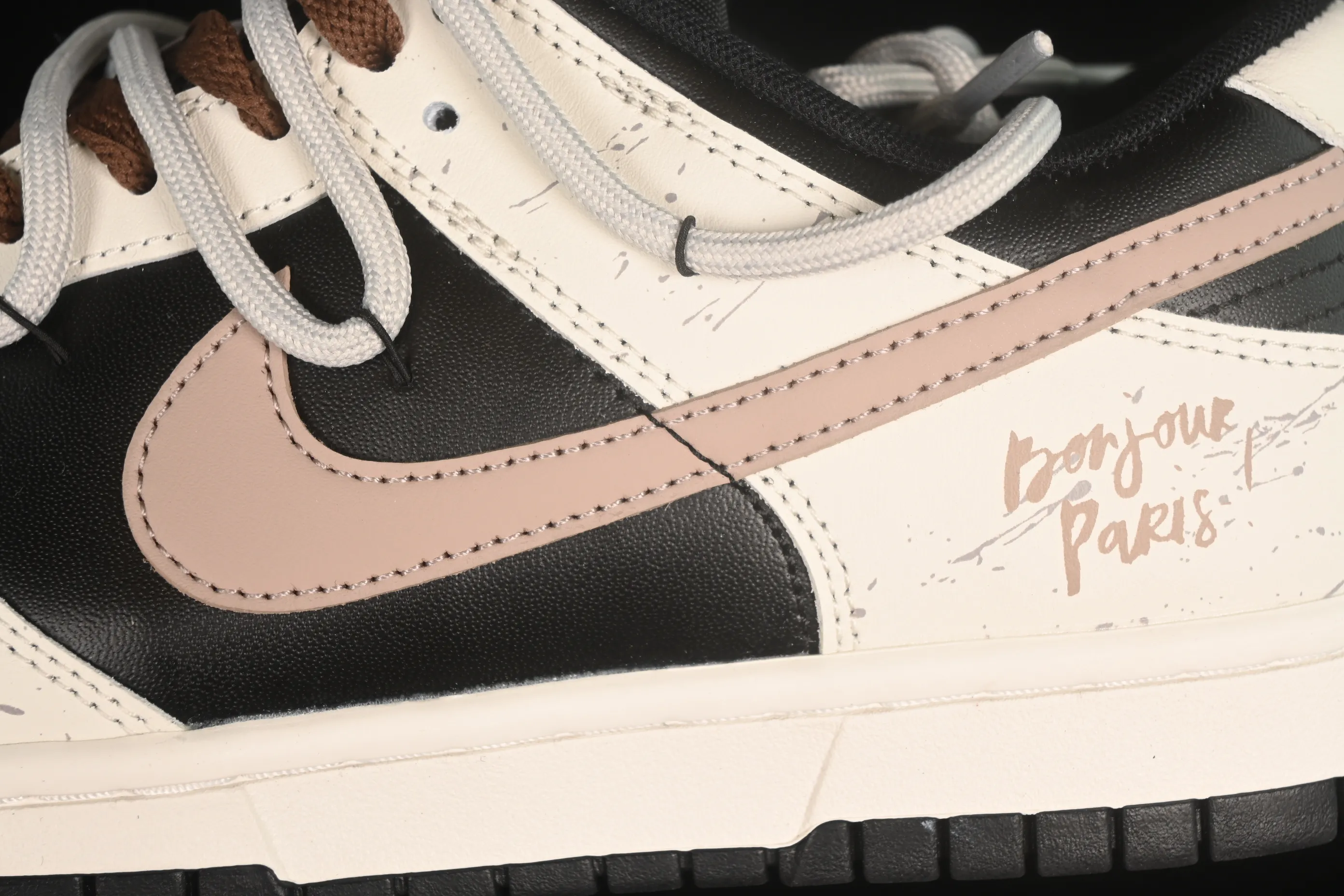 All categories Nk SB Dunk series Nk SB Dunk Low low-top sneakers Nk Dunk Low Caramel three-point sweet High Street Panther Mocha SB strap low-top casual sneakers DD1391-100
